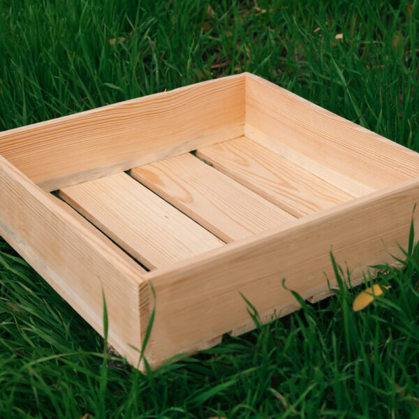 Квадратный деревянный ящик для подарков